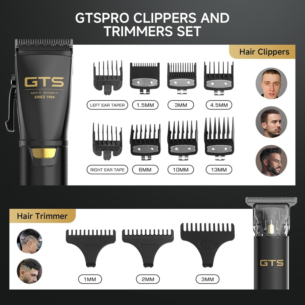 GTS Cortadoras de pelo para hombres profesionales, kits y sets de c...