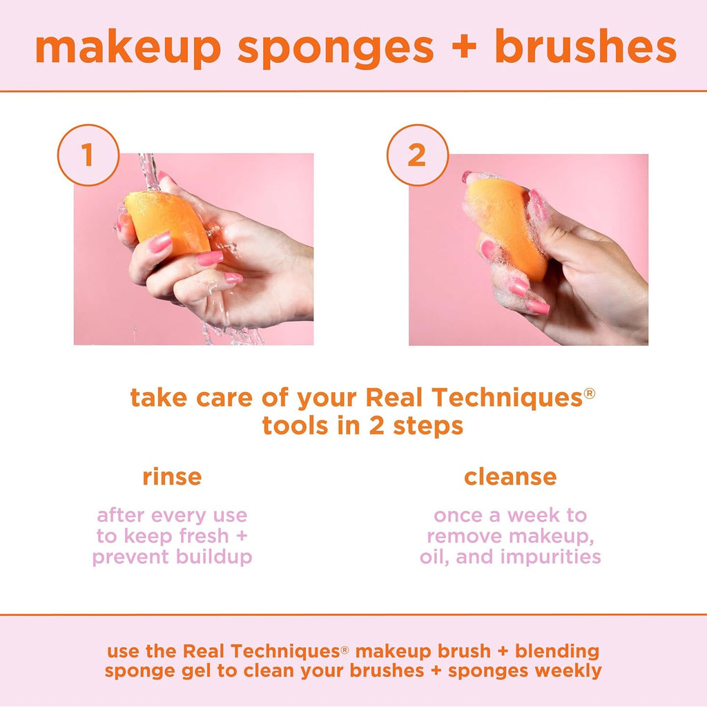 Real Techniques Endless Summer - Juego de brochas de maquillaje par...