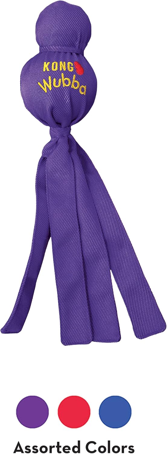 KONG Wubba - Juguete para perros para tirar y buscar - Suministros...