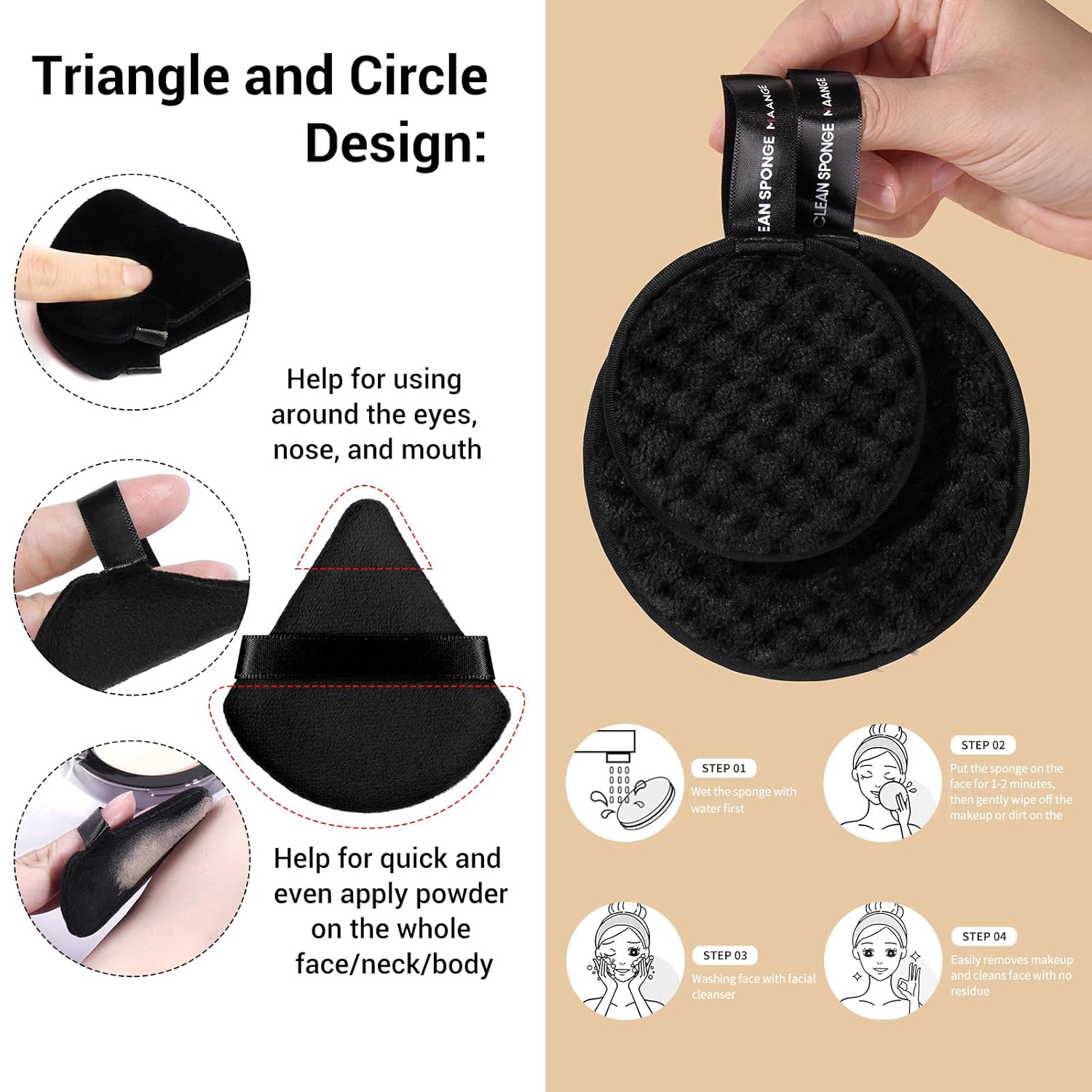 MAANGE Juego de Brochas de Maquillaje de 51 Piezas Profesionales pa...