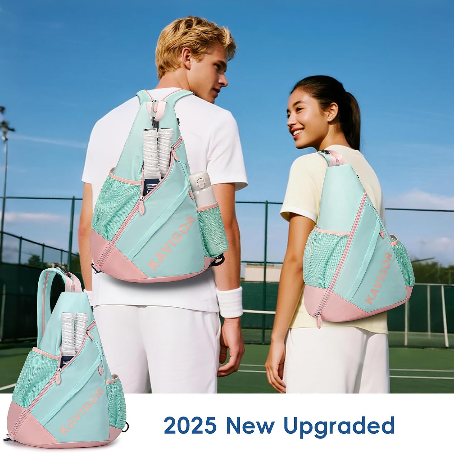 KAVIGOR Bolsa de pickleball 2025, mochila ultraligera convertible c...