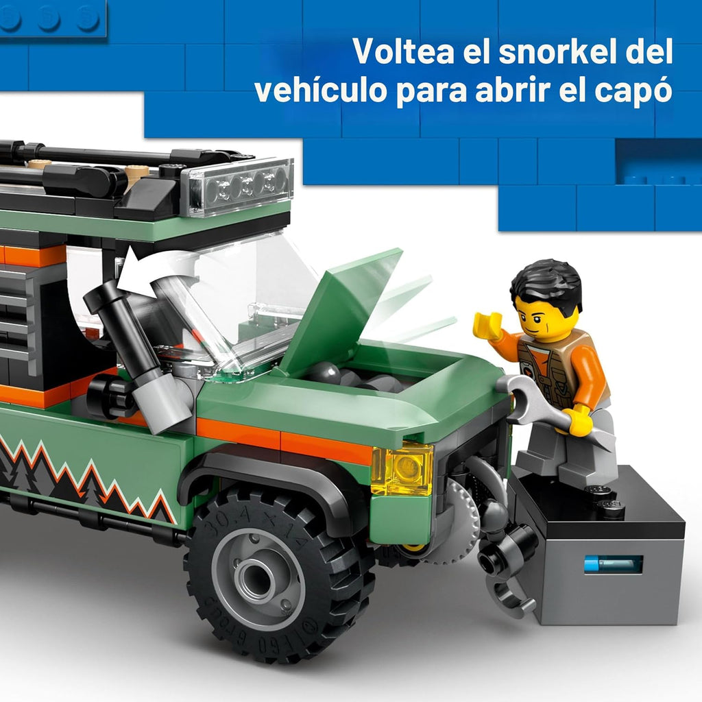 LEGO City Off-Road - Camión de montaña de juguete 4x4 \u2013 Juego...
