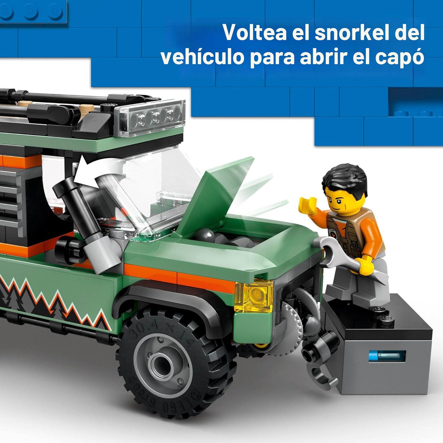 LEGO City Off-Road - Camión de montaña de juguete 4x4 \u2013 Juego...