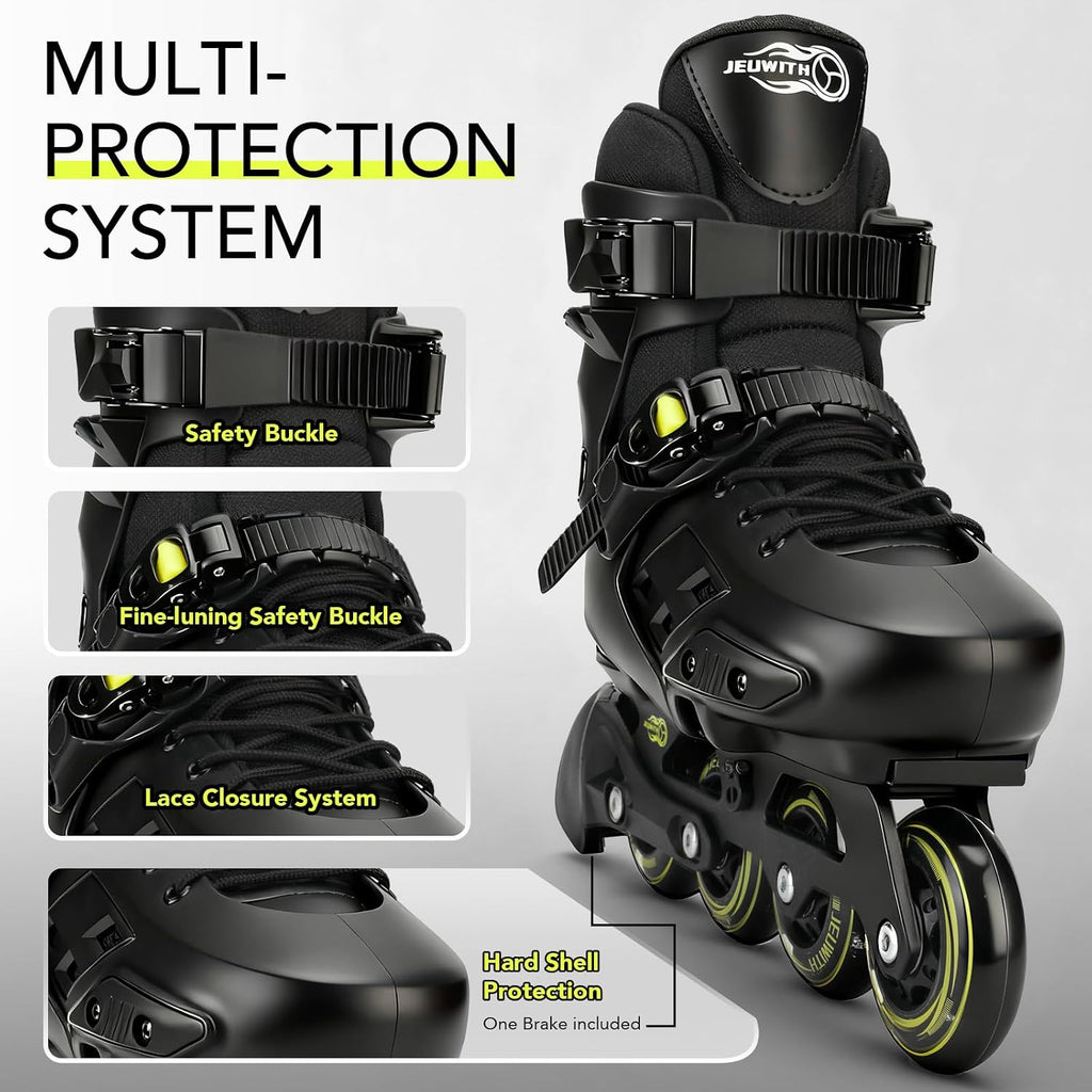 Patines en línea para niños, patines ajustables intermitentes, pati...