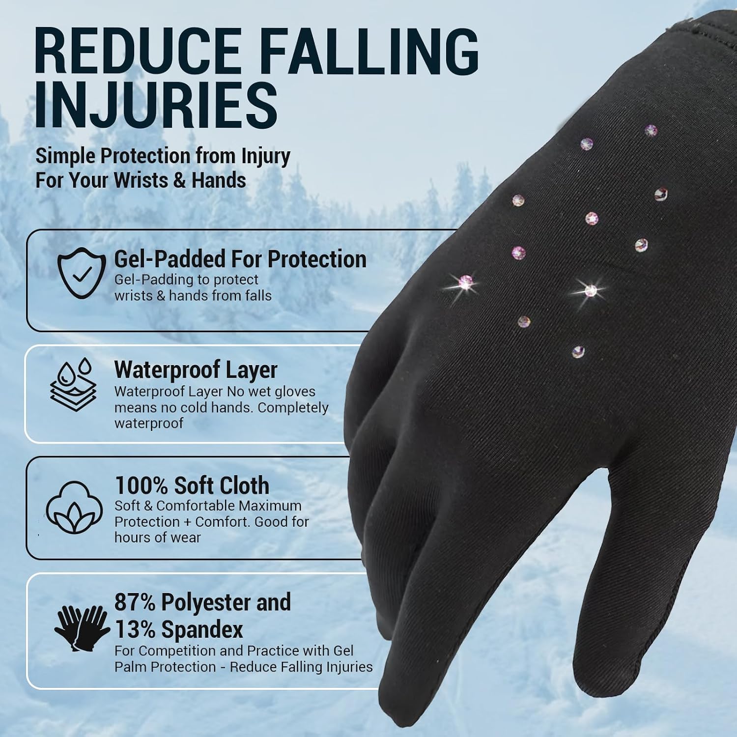 Kami-So Figure Skating Gloves for Competition & Practice | Skate Tr...