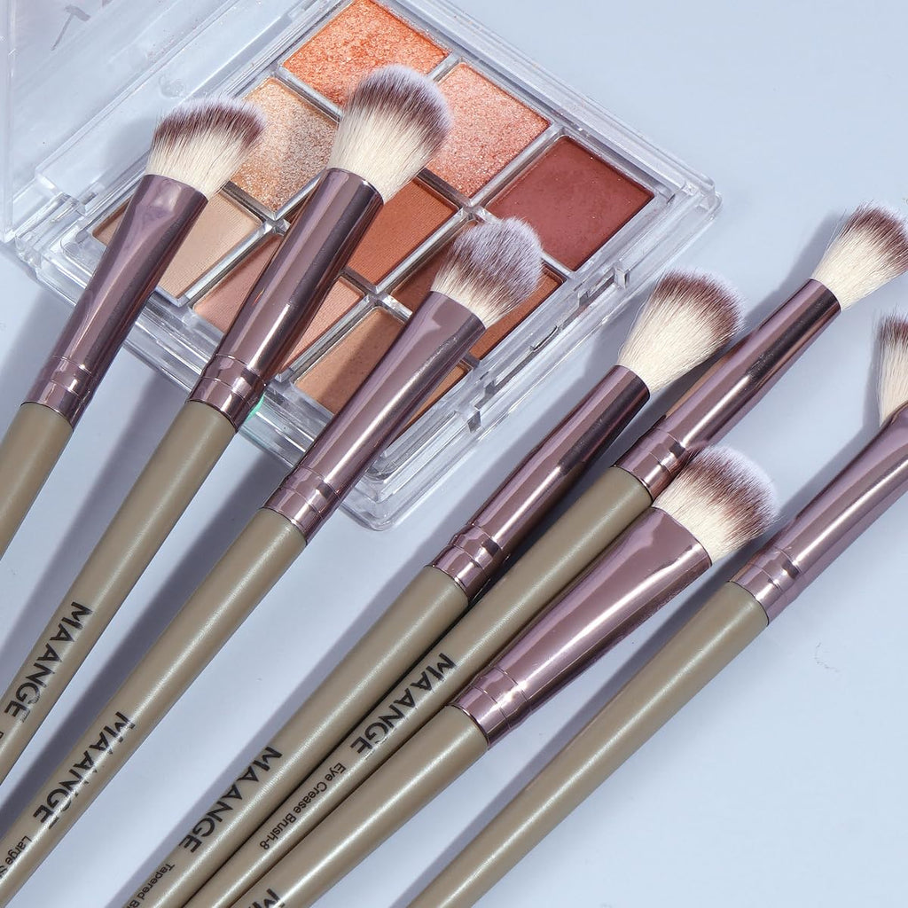MAANGE Juego de 51 brochas de maquillaje, juego de herramientas de...