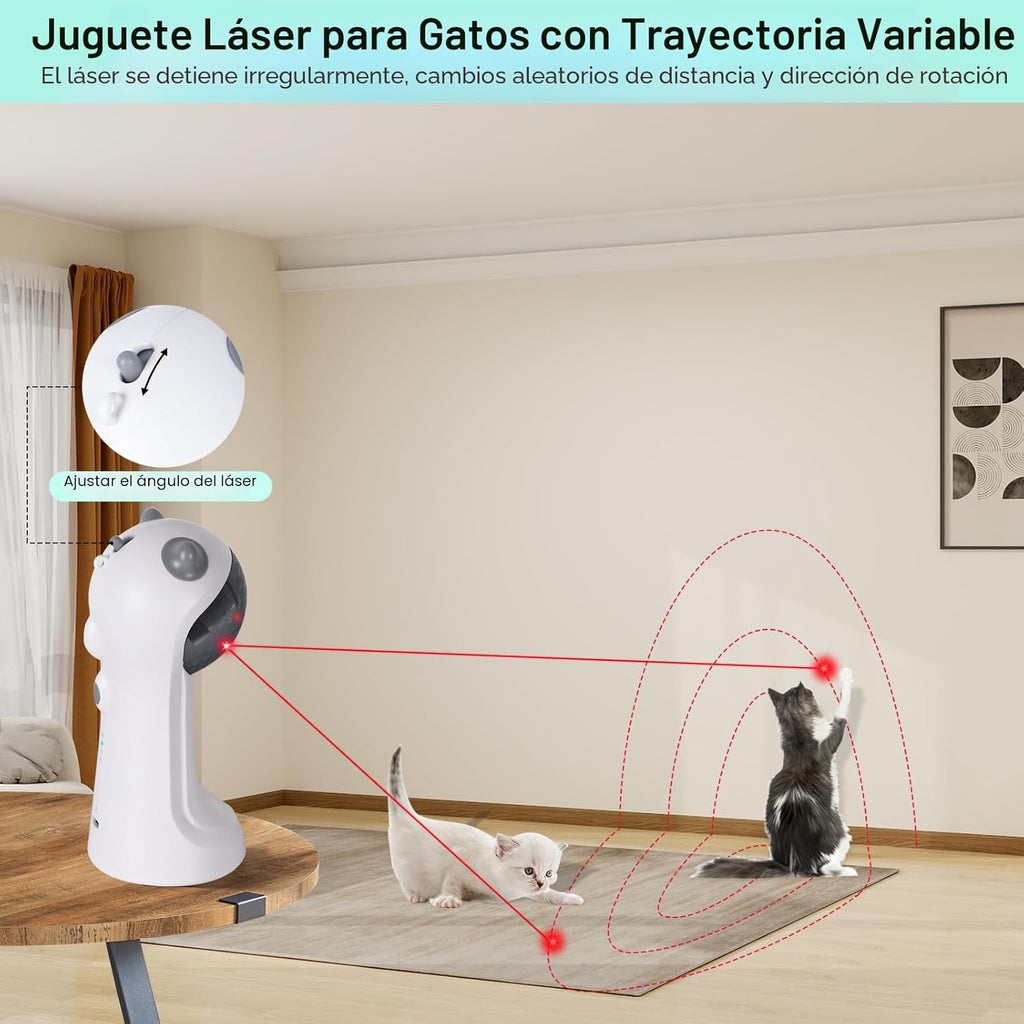 TBTeek Juguete para Gatos Automático Activado por Movimiento, Recar...