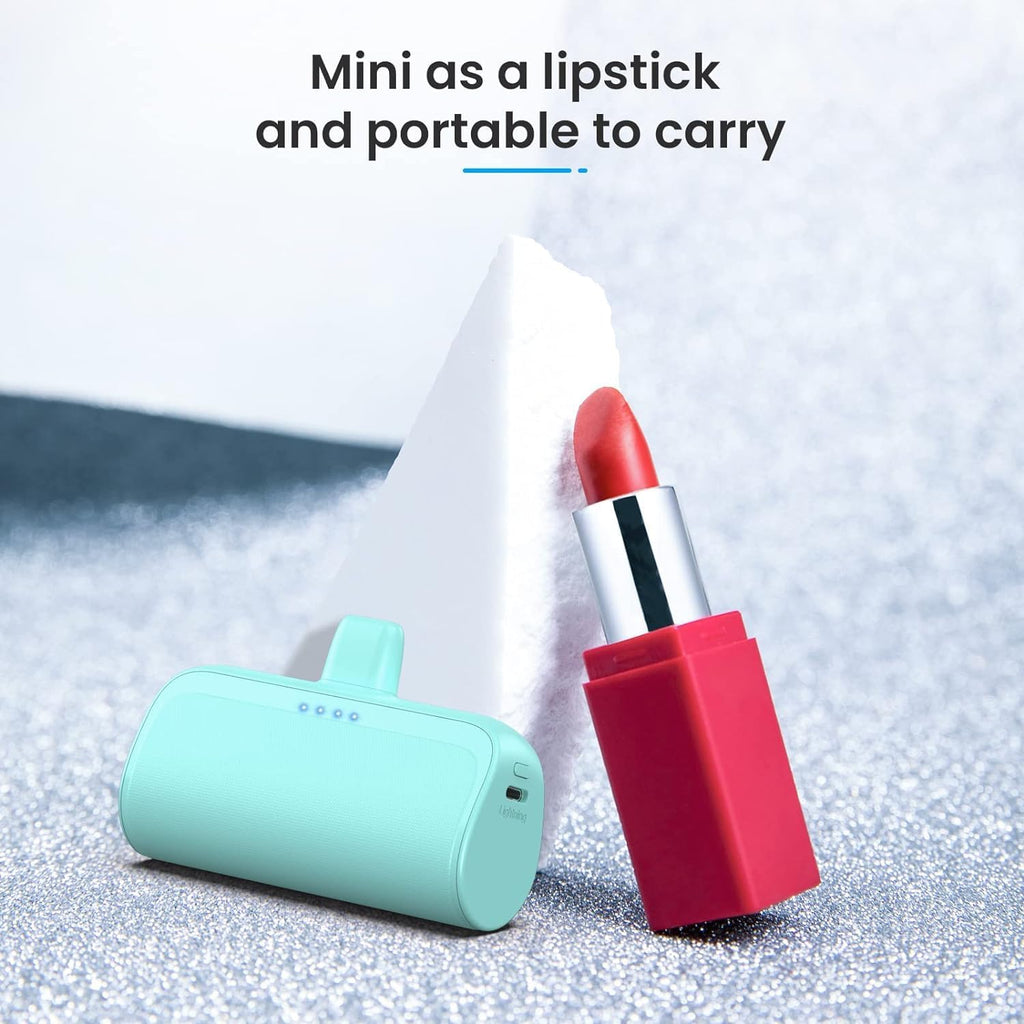 [Paquete de 2] Mini Cargador Portátil para iPhone 5200mAh, Banco de...