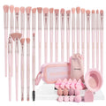 MAANGE Juego de 41 brochas de maquillaje de precisión sintética de...