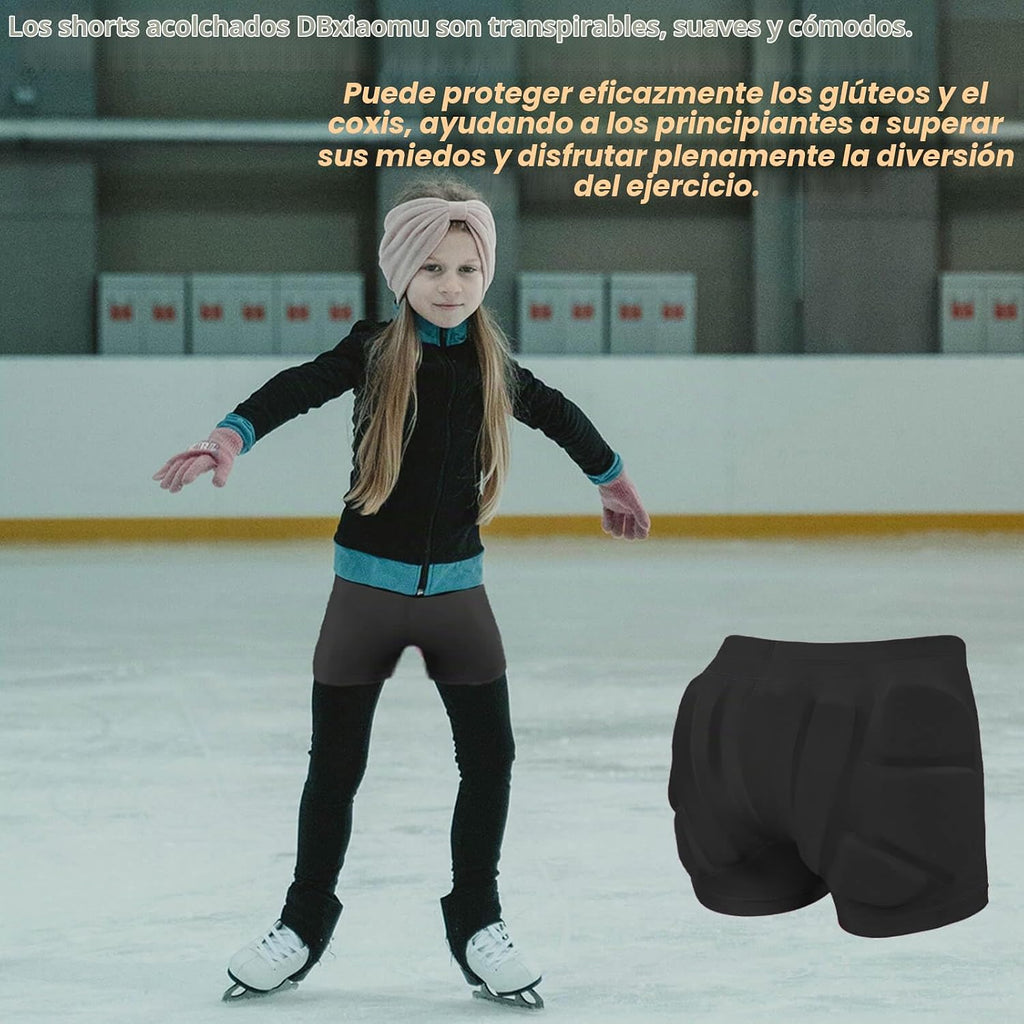 HIPS - Pantalones cortos acolchados para niños, con almohadillas pr...