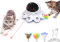 ORSDA Juguete Láser para Gatos, 2 en 1 Interactivo Automático Activ...