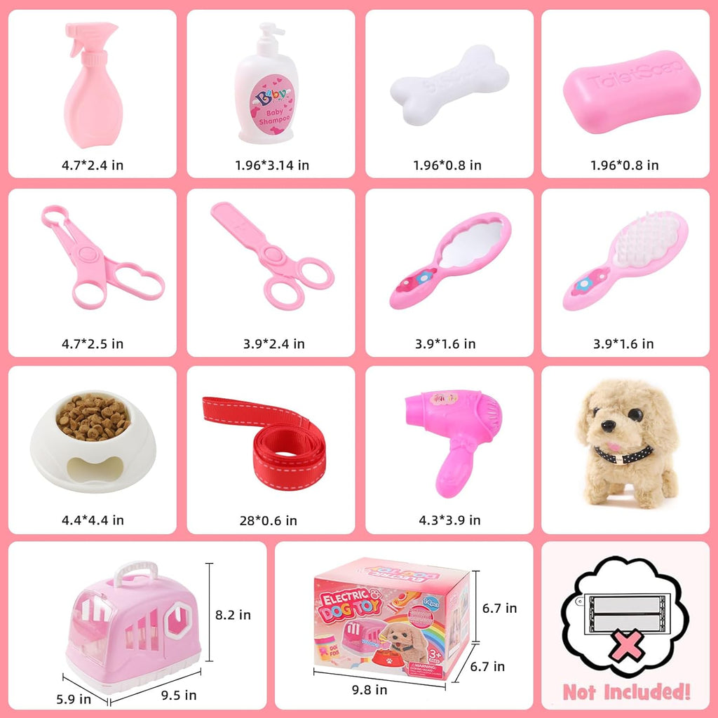 Volmop 14 piezas juguetes para perros para niños, juguete electróni...