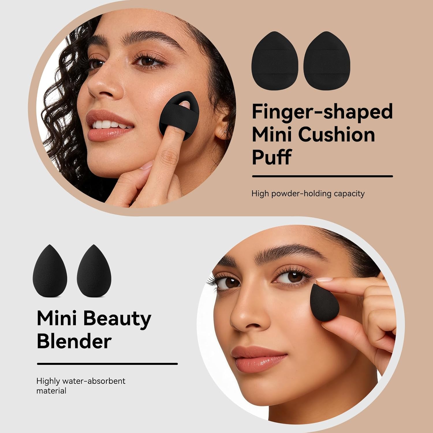 MAGEFY Juego de brochas de maquillaje profesionales 22 en 12 brocha...
