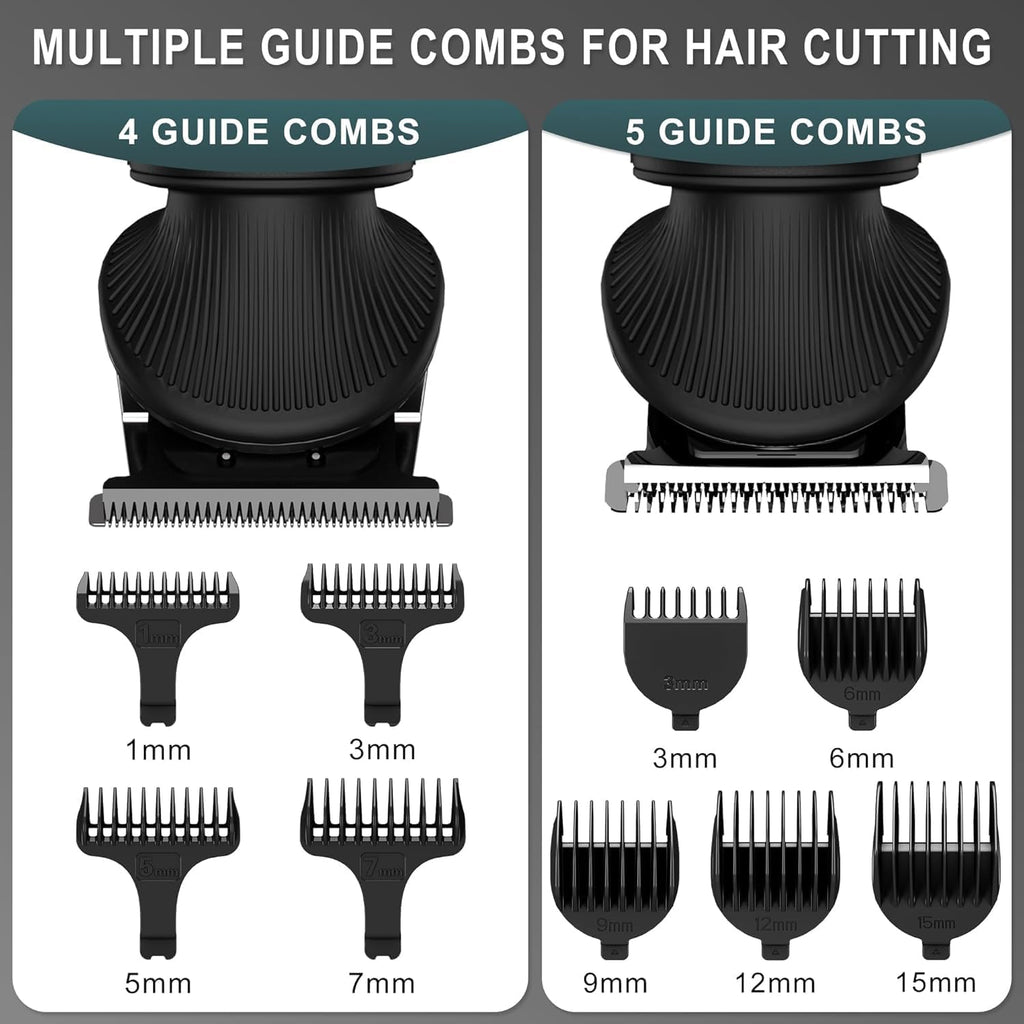 Scttomon Recortadora de barba para hombres, kit profesional de aseo...