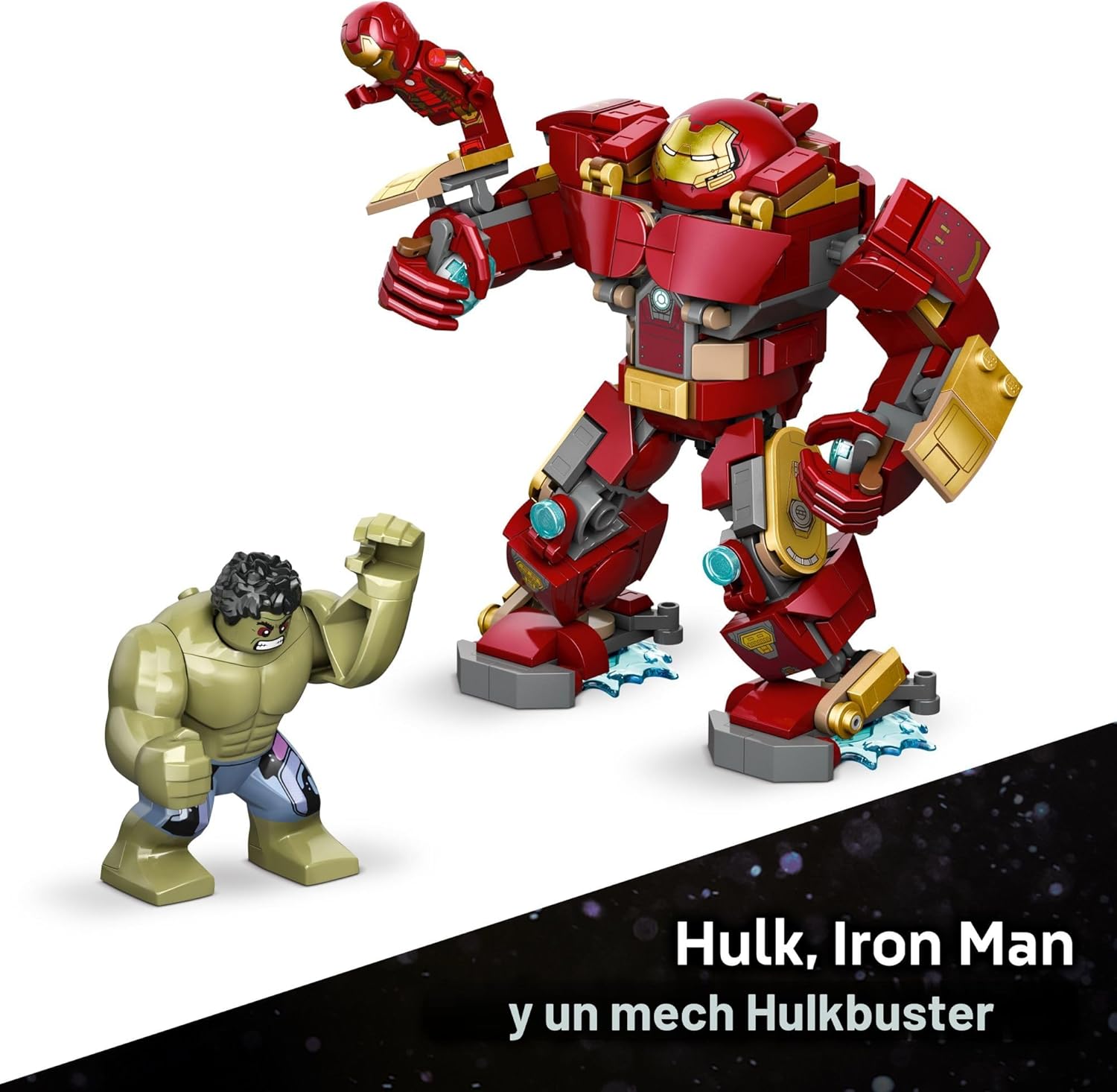 LEGO Marvel Epic Battle: Hulkbuster vs. The Hulk - Juguete de const...