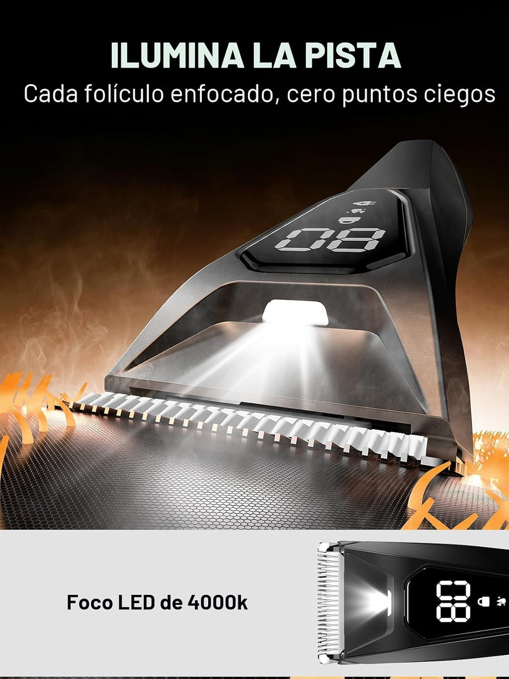 Xcdgiogw Recortadora de vello corporal para hombres: Recortadora de...