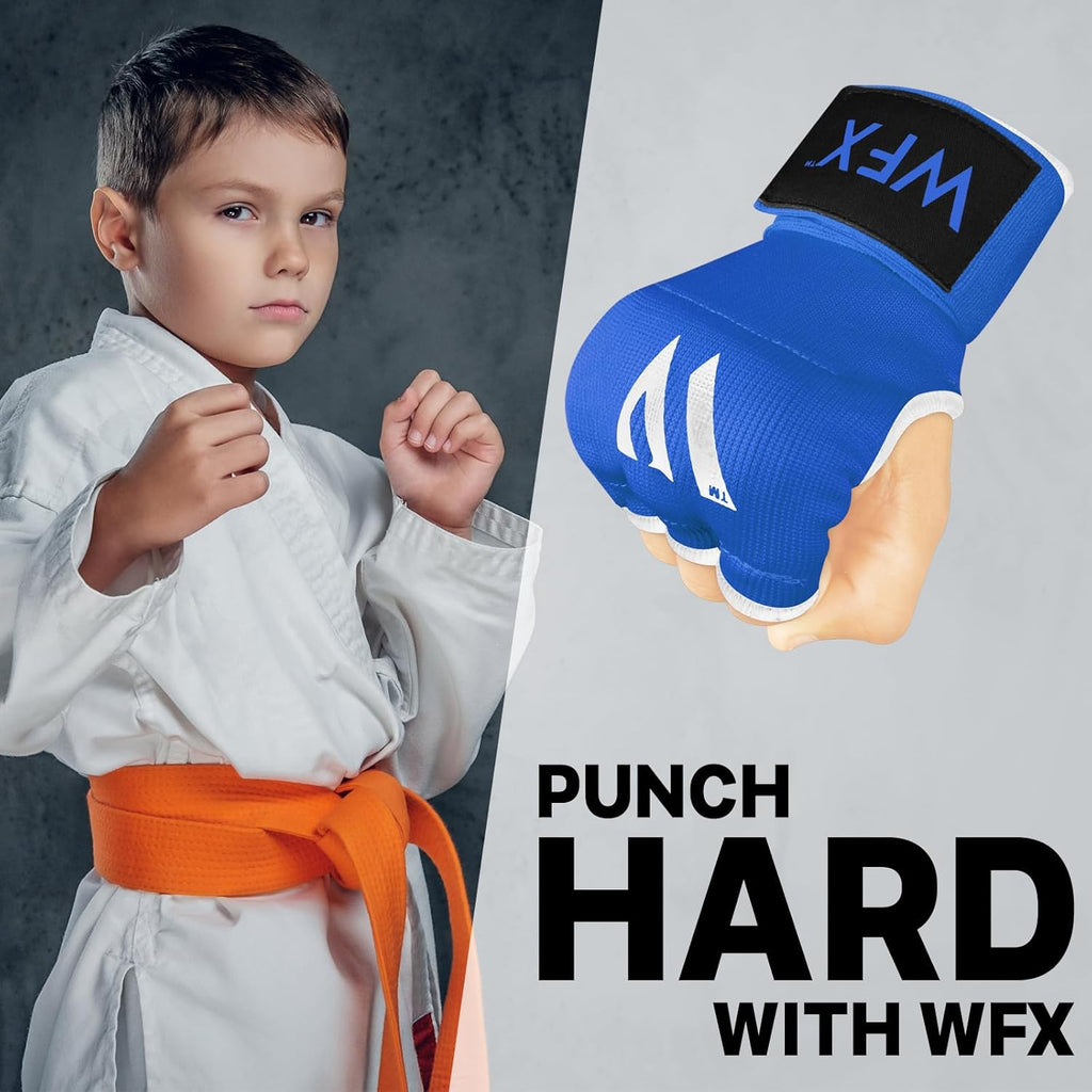 WFX - Guantes de mano para niños y jóvenes de boxeo, interiores, co...
