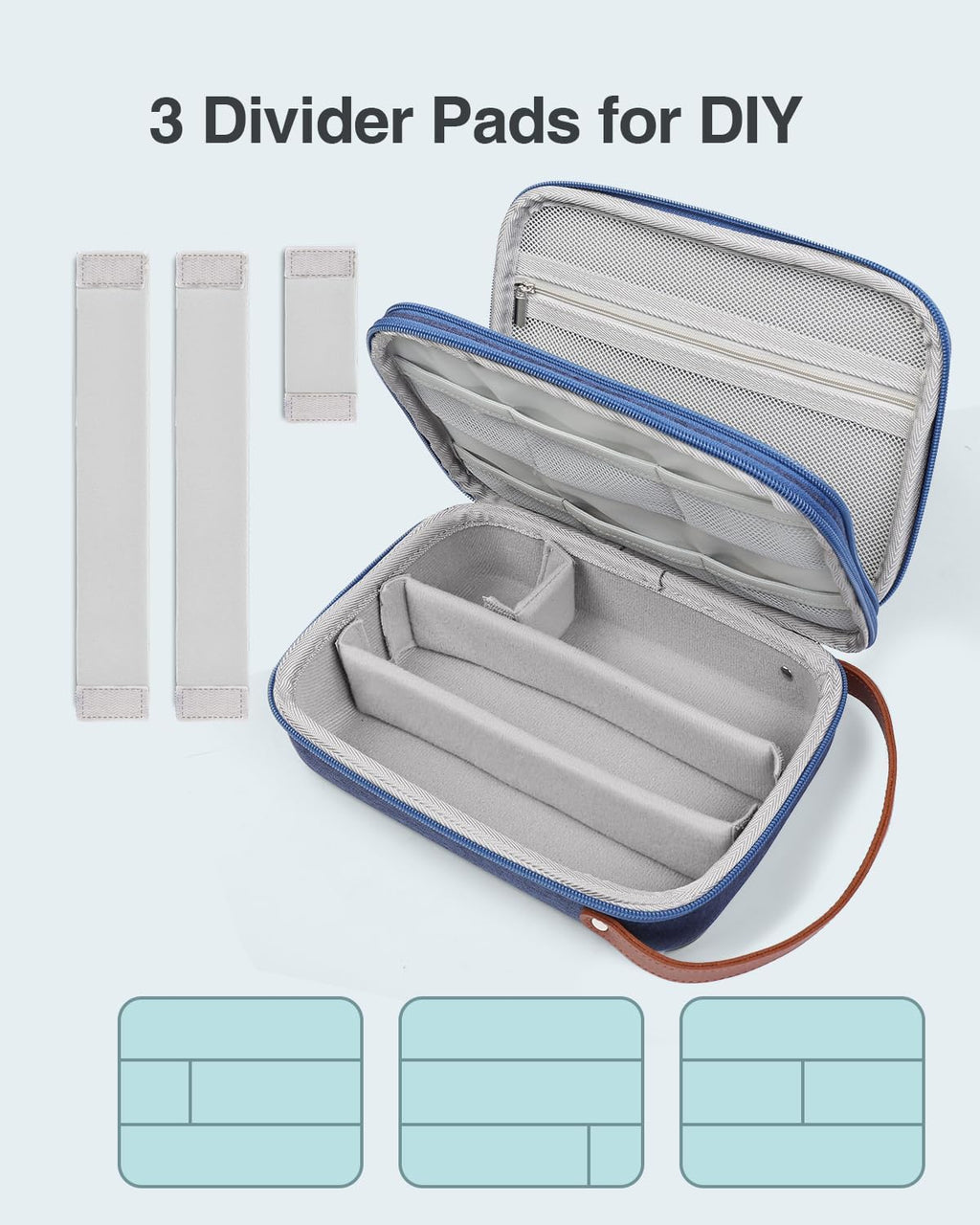 Luxtude Estuche para cortapelos, maletines portátiles de viaje para...