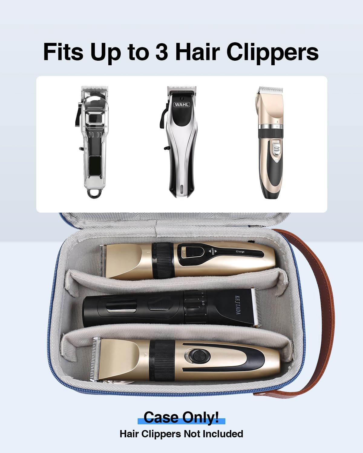 Luxtude Estuche para cortapelos, maletines portátiles de viaje para...