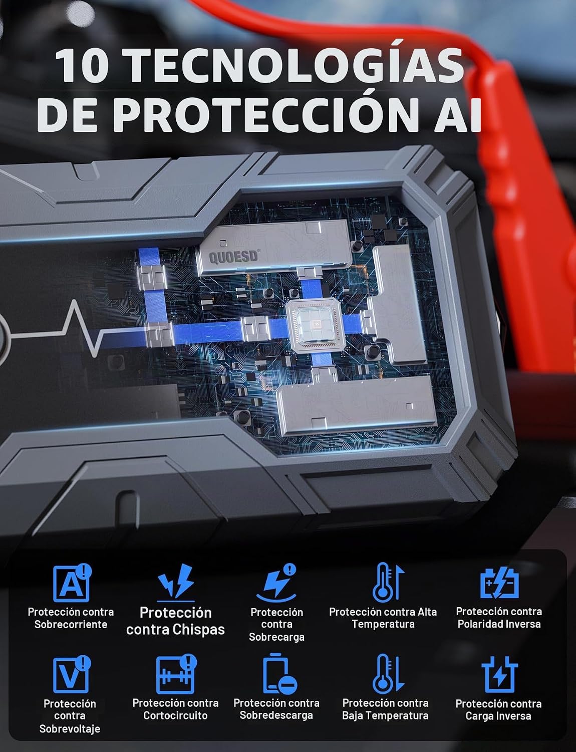 Batería de arranque de arranque 8250A (para todo gas o diésel de 10...