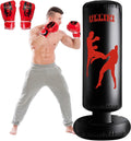 Saco de boxeo independiente para adultos con guantes, bolsa de boxe...