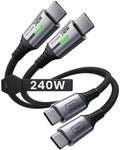 INIU Cable USB C a USB C, cable de carga rápida de 240 W, cable de...