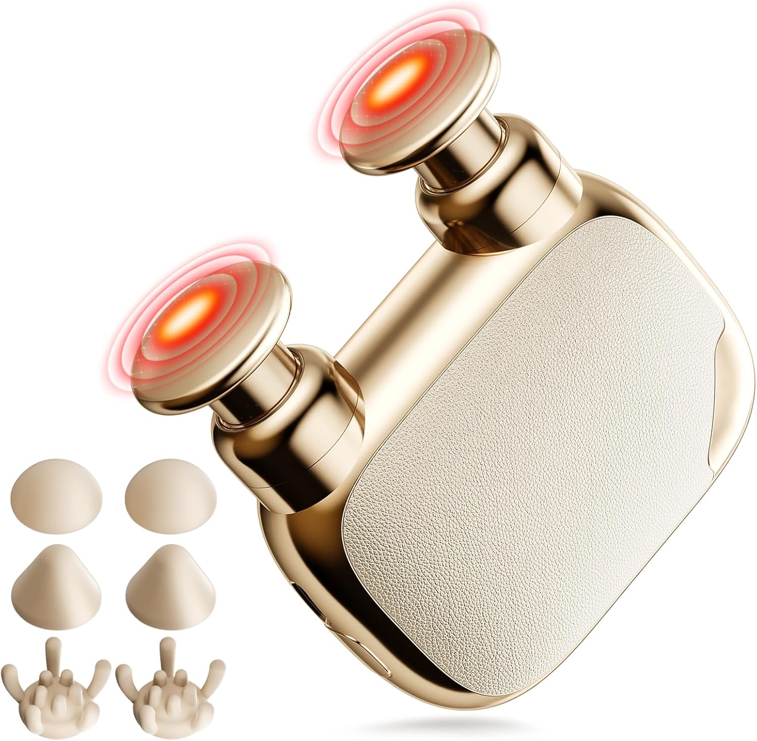 VTT Dual-Head Mini Massage Gun, Percussion Deep Tissues Muscle Mass...