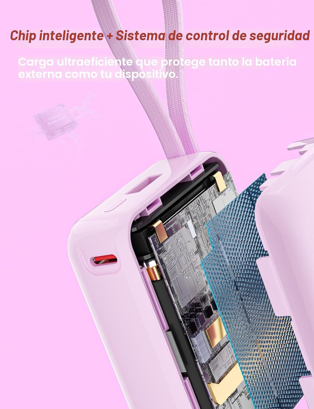 Gidues Mini Cargador Portátil, Banco de Energía Ultra-Compacto de 1...