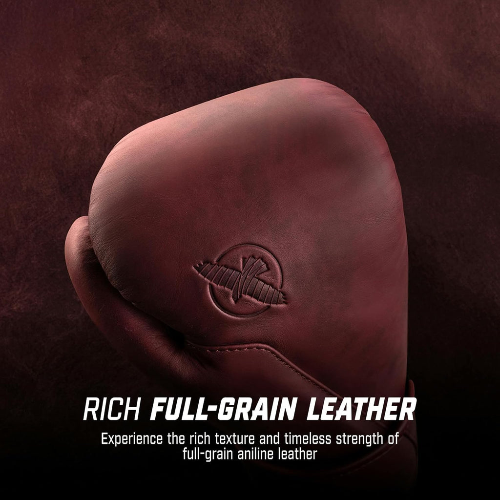 Hayabusa T360 Guantes de boxeo de cuero para hombres y mujeres, pro...