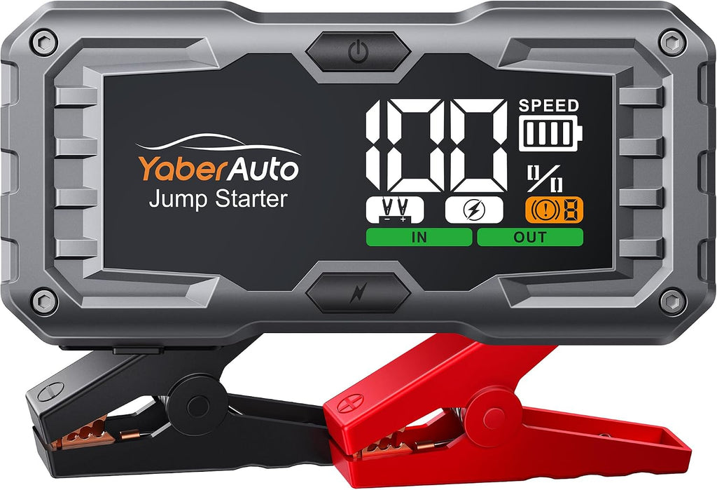 YaberAuto - Batería de arranque de coche portátil 5500A (10.0 L de...