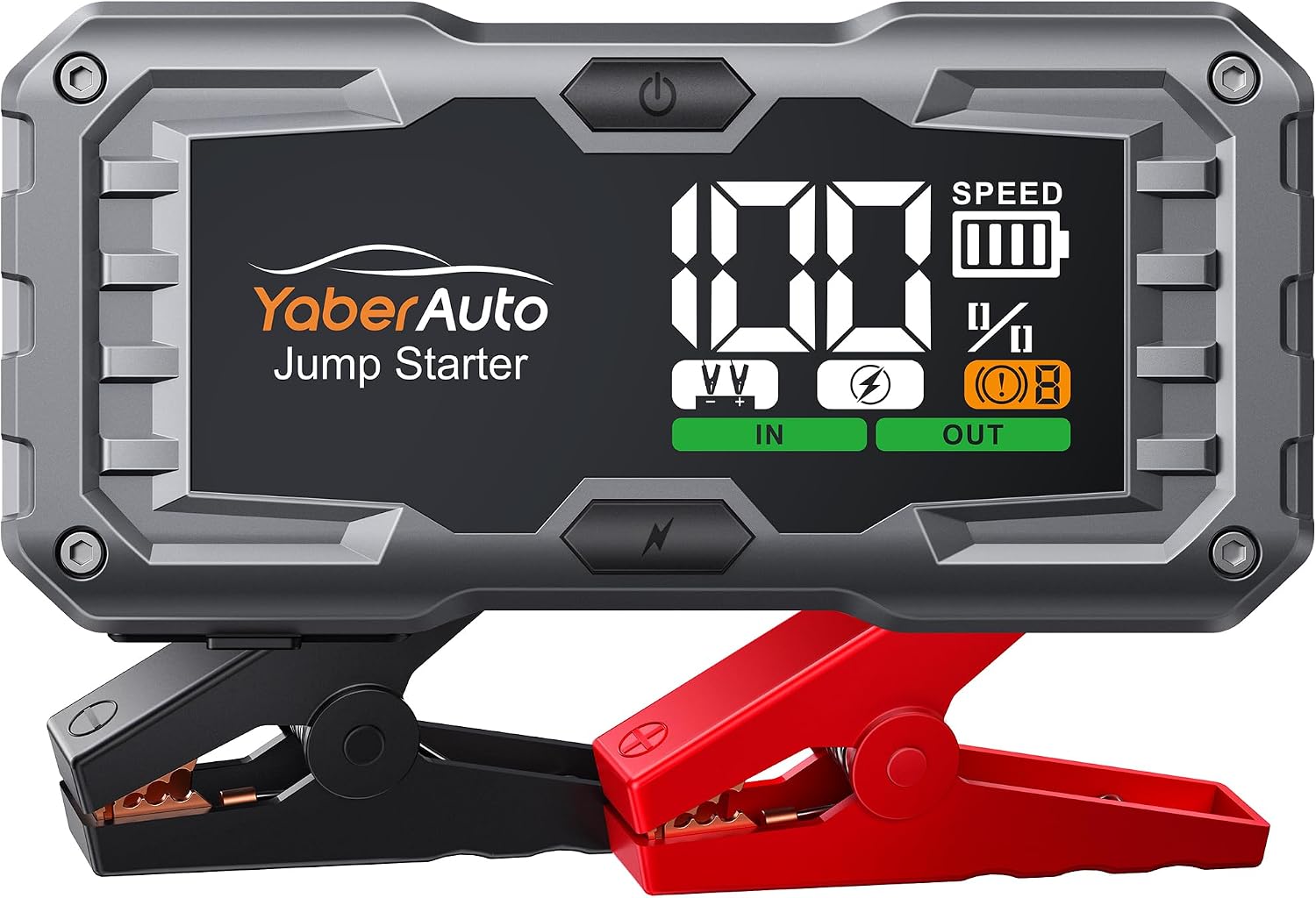 YaberAuto - Batería de arranque de coche portátil 5500A (10.0 L de...