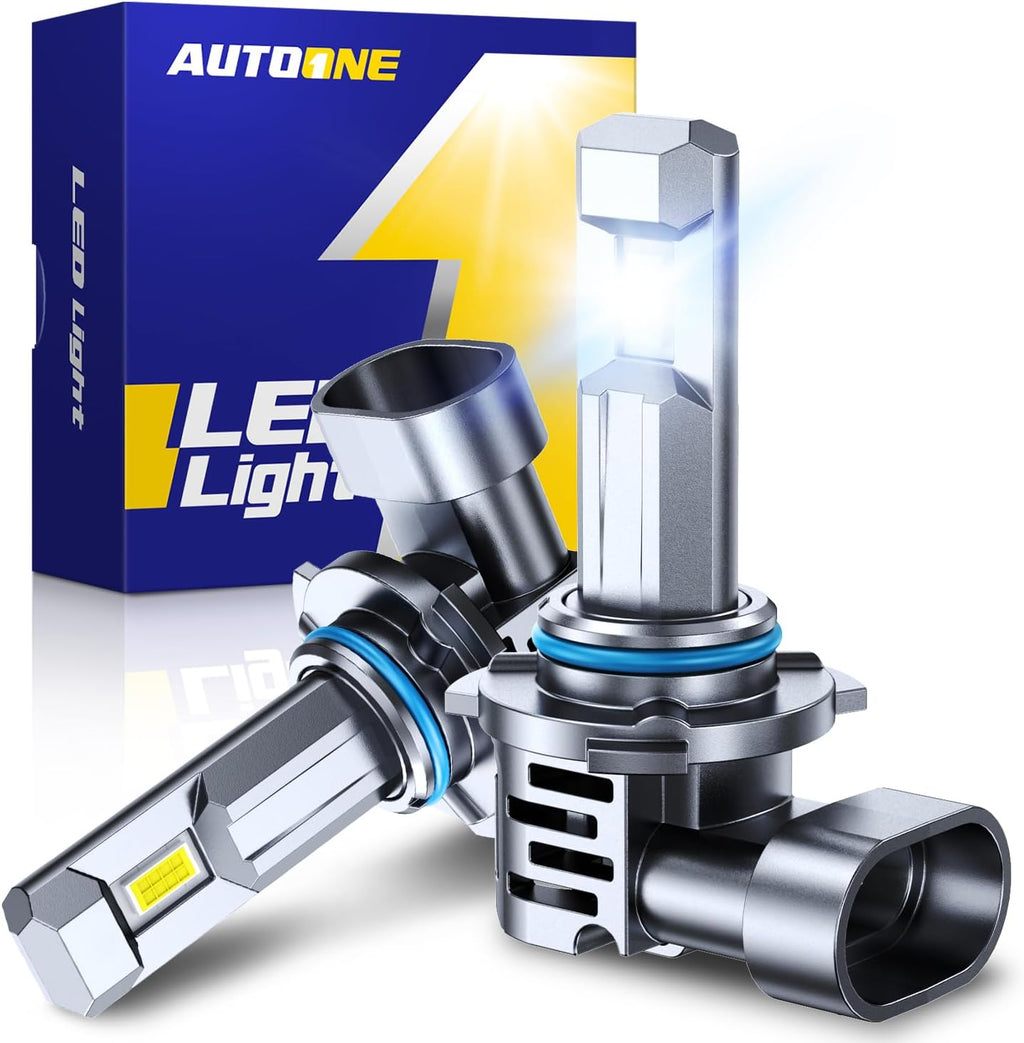 AUTOONE Bombilla 9005, 9 veces más brillante 36000LM 9005 HB3, inst...