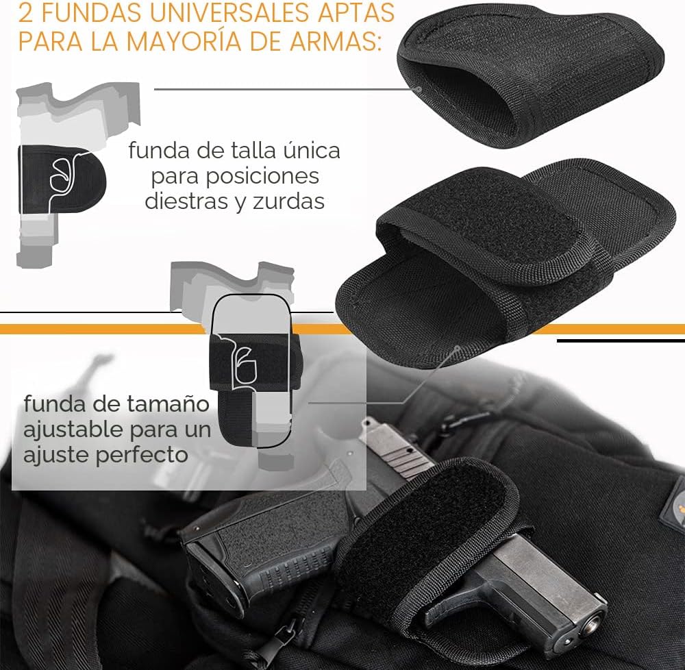 TECEUM - Bolsa de hombro táctica compacta \u2013 CCW para todos los...