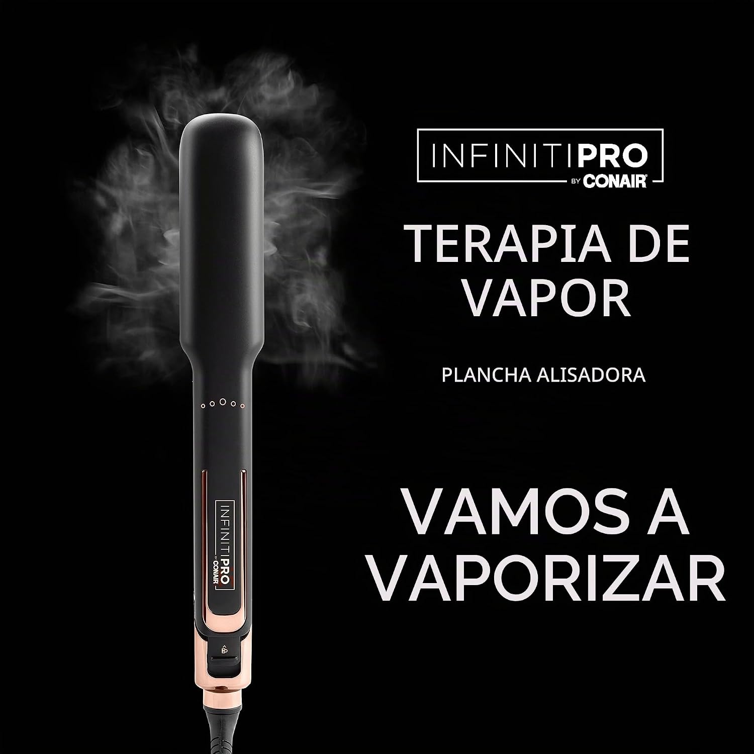 INFINITIPRO by Conair Steam Therapy Plancha plana, plancha de pelo...