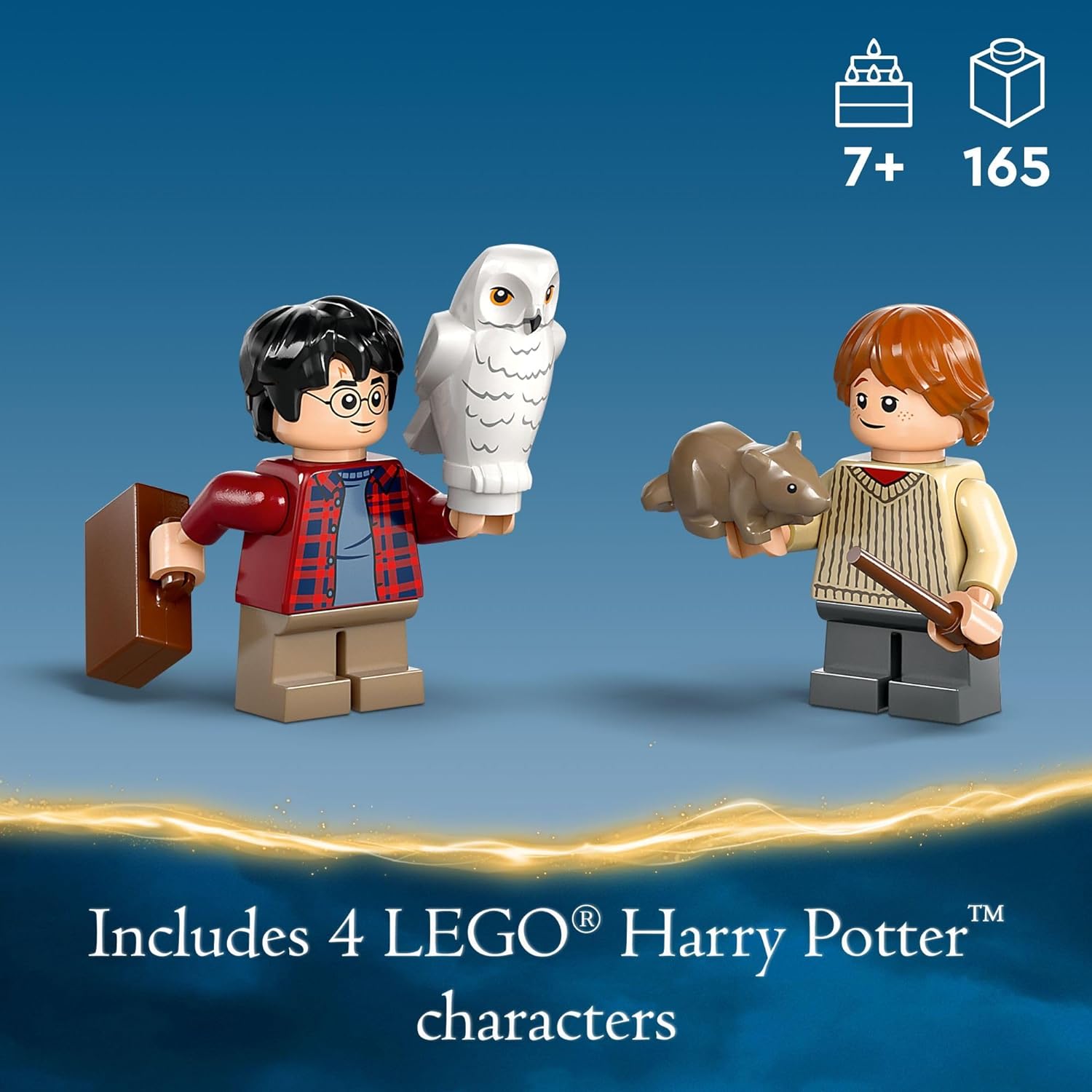 LEGO Harry Potter Flying Ford Anglia, juguete para construir con 2...