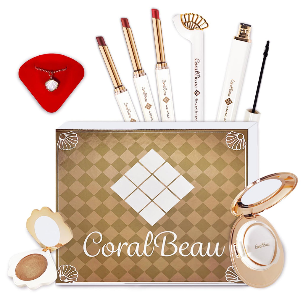 CoralBeau Kit de maquillaje para adolescentes, kit de maquillaje to...