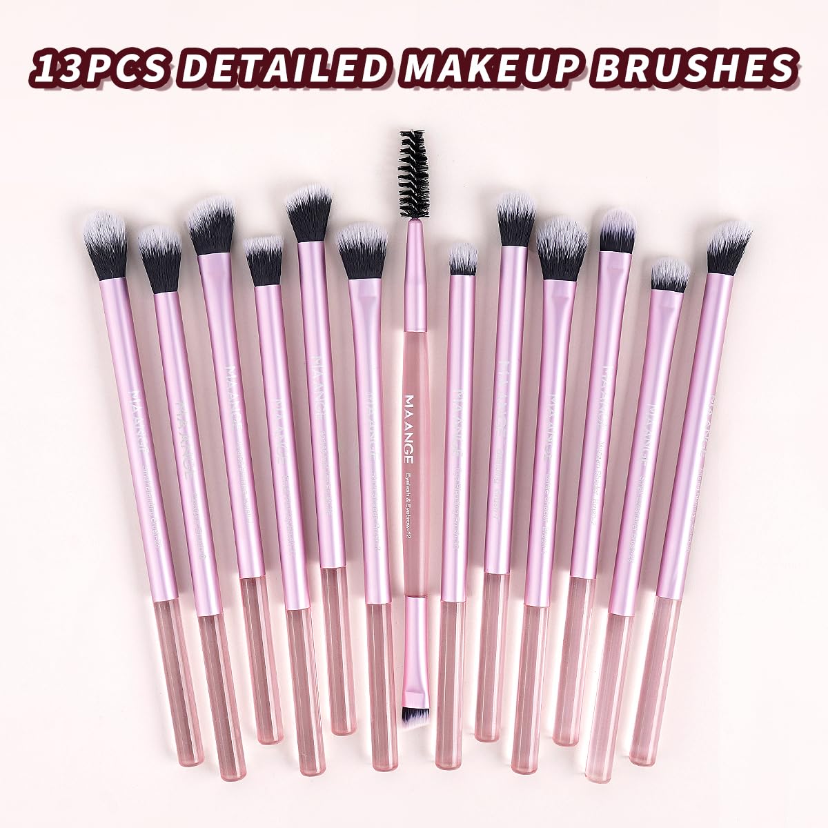 MAANGE 20 piezas de brochas de maquillaje con caja de regalo, broch...
