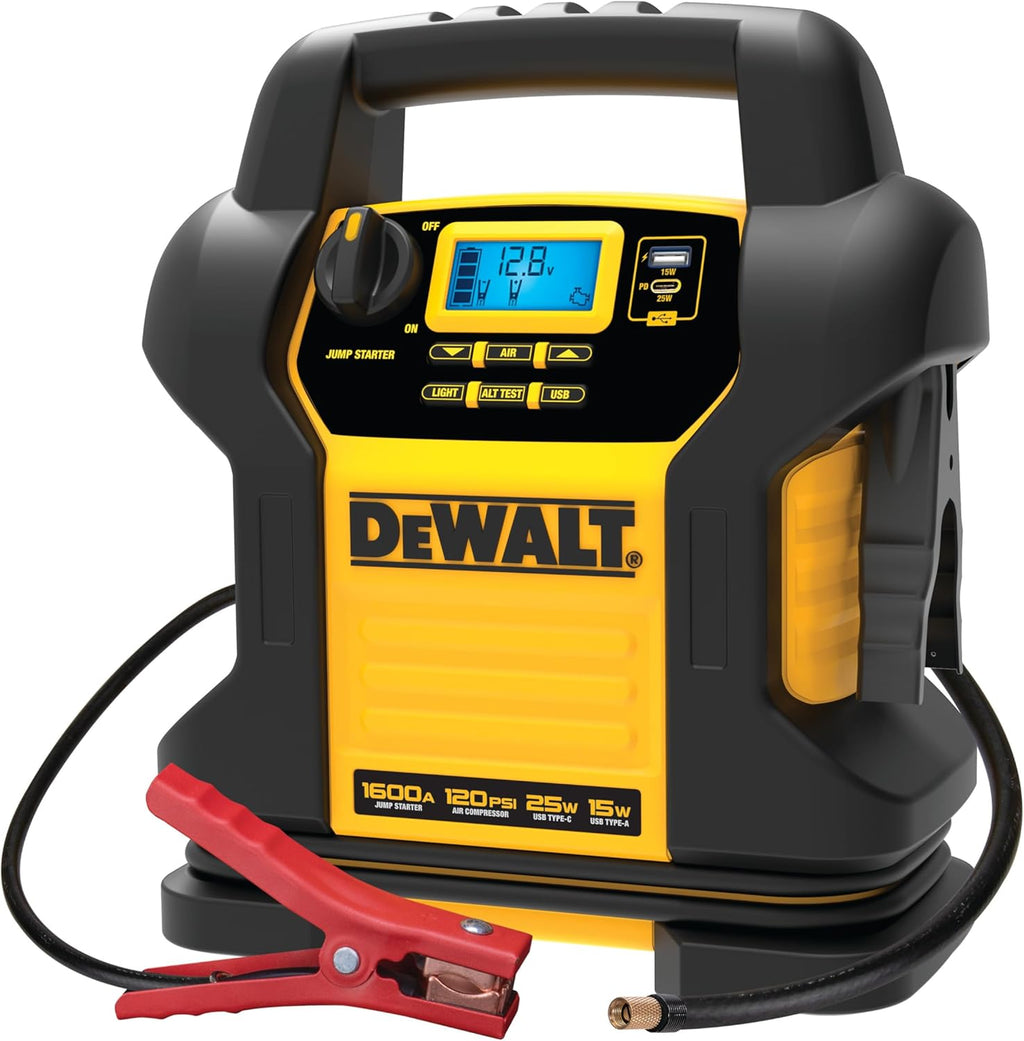 DEWALT DXAEJ14 Arrancador de 1600 amperios con inflador | Estación...
