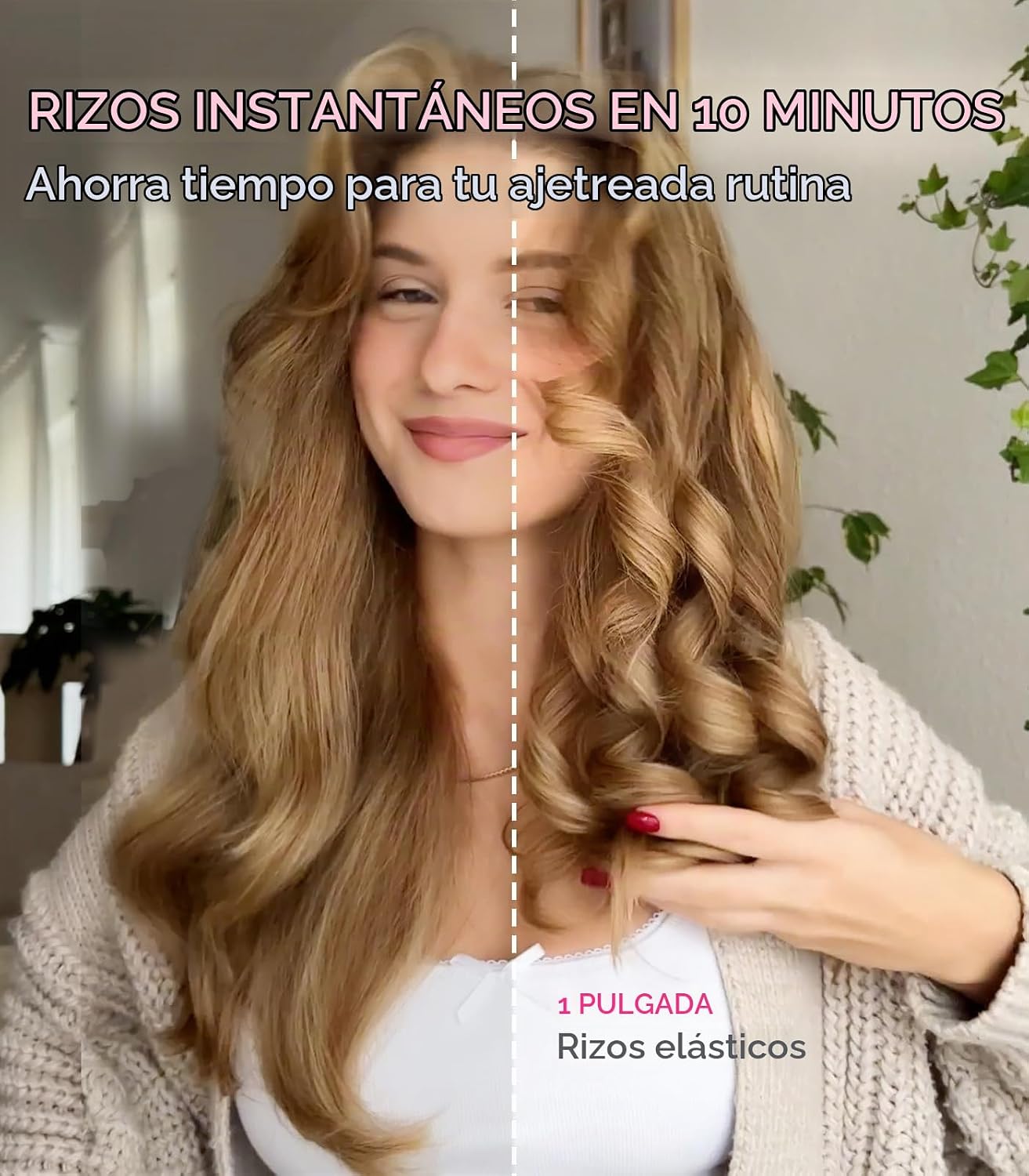 TYMO Rizador Automático Giratorio - TYMO CURLPRO Varilla de Ondas d...