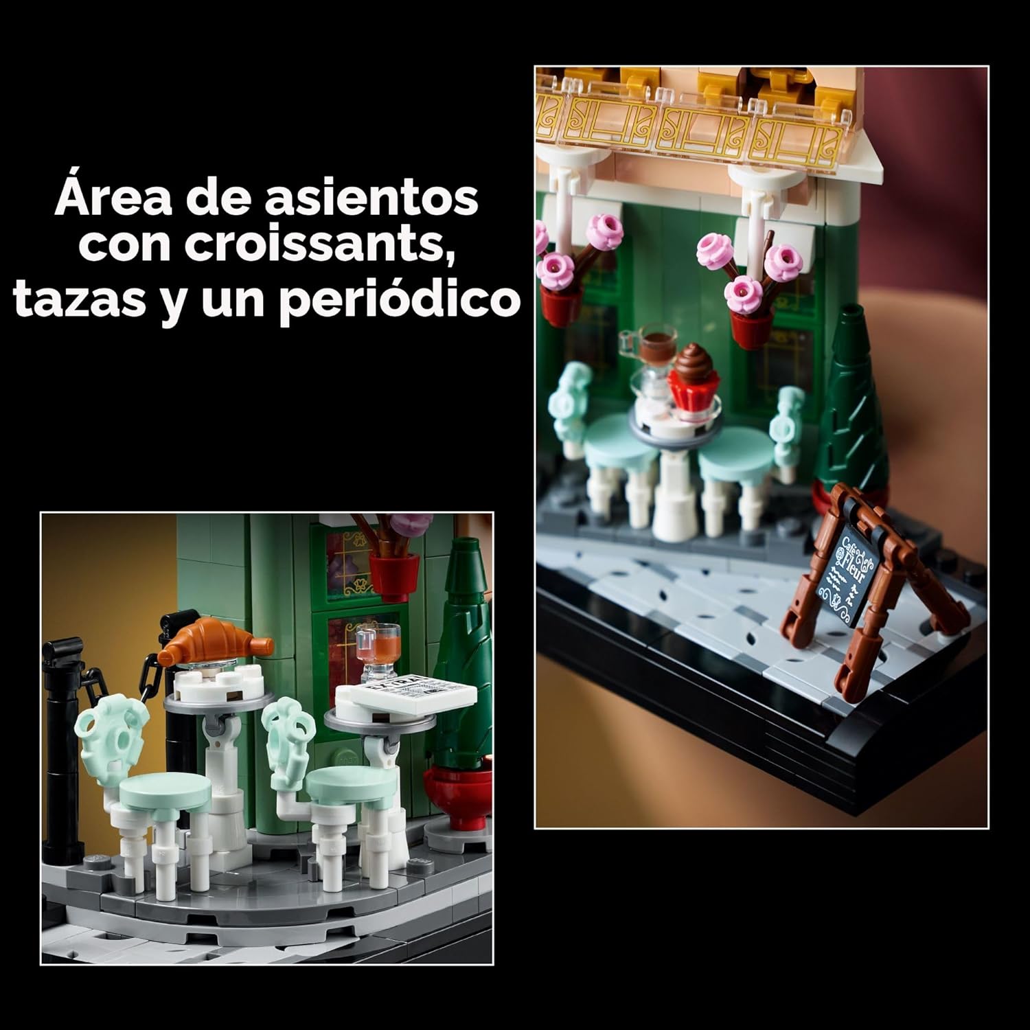 LEGO Icons Café Francés de París - Kit de Construcción - Set DIY pa...