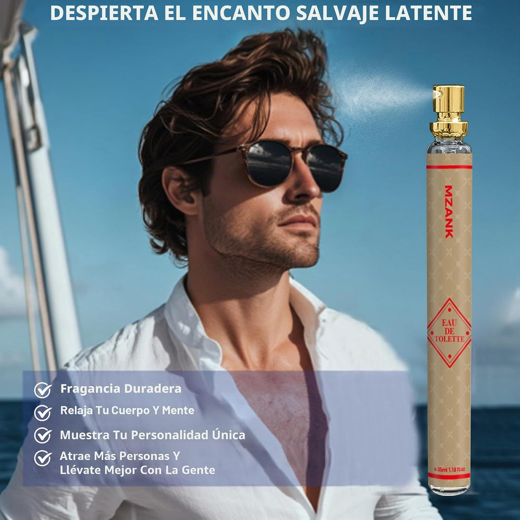 MZANK Colonia para hombres, paquete de 4 perfumes para él, juegos d...