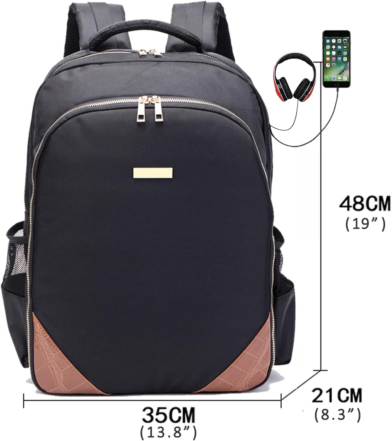 NIHANEH Mochila de viaje para peluqueros, estilistas, recortadoras,...