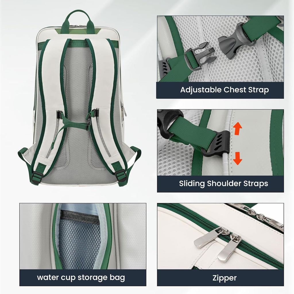 CCGTIOR Bolsa para Raqueta De Tenis Mochila Pickleball Padel con Co...