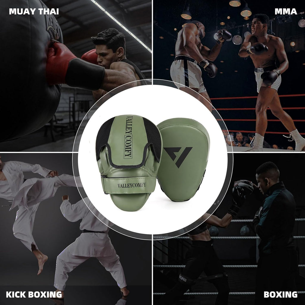 Valleycomfy - Manoplas de boxeo para puñetazos, almohadillas de box...