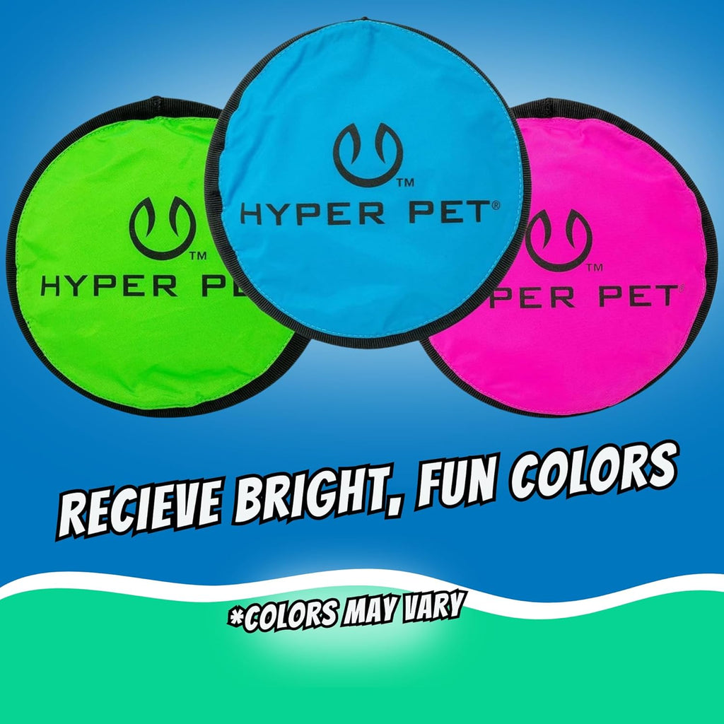 Hyper Pet Flippy Flopper - Disco volador de 9 pulgadas, flota en el...
