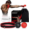 Dermasy - Pelota de reflejos de boxeo mejorada, pelota de entrenami...