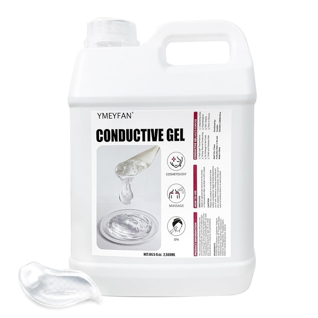YMEYFAN Gel conductor grande de 2,5 litros para dispositivo facial...