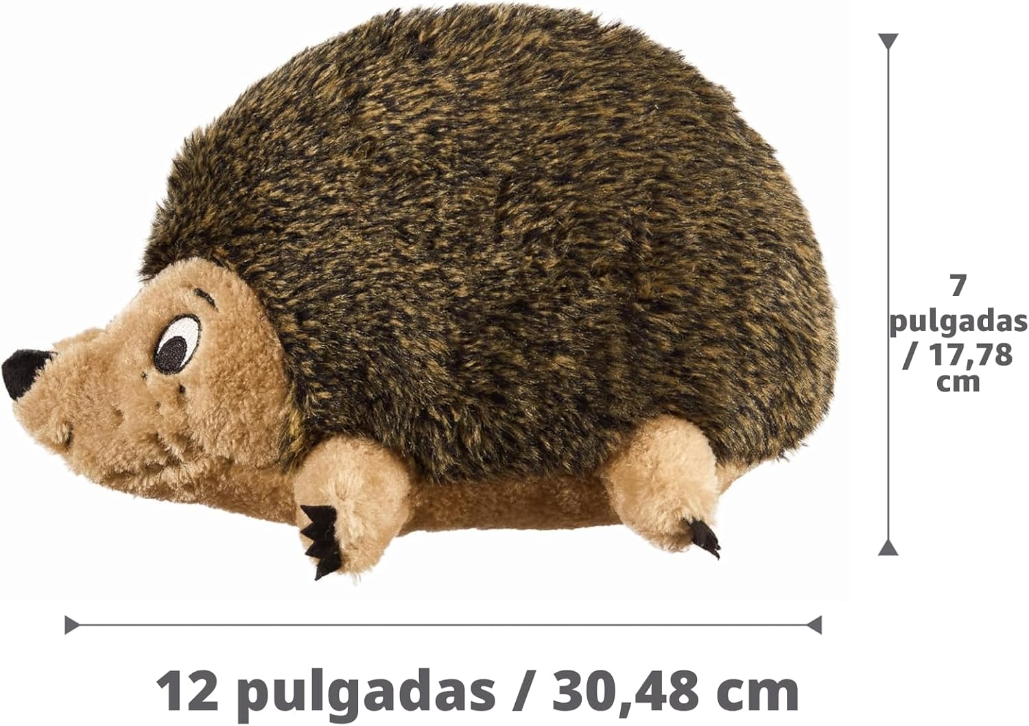 Outward Hound - Juguete de peluche Hedgehogz para perro, tamaño L