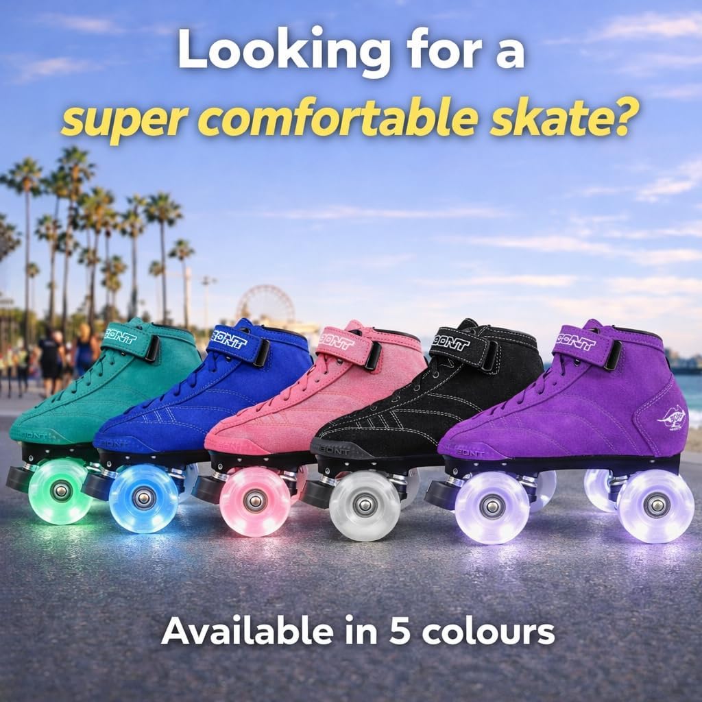 Bont Patines Prostar Suede Profesionales Patines con Ruedas Led Lum...