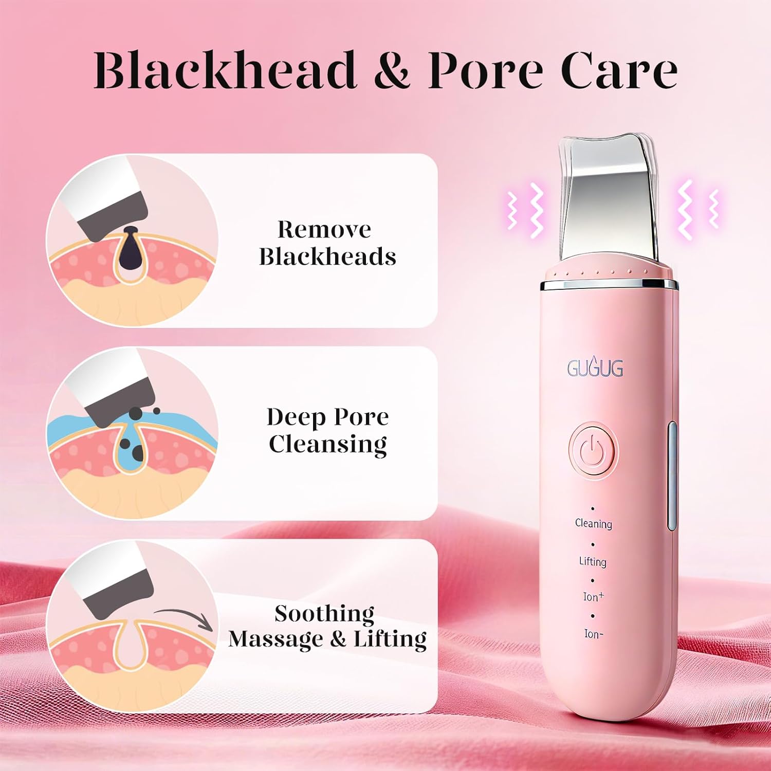 GUGUG Exfoliador de Piel Espátula Facial Espátula para la Piel Limp...